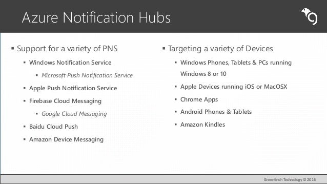 Xamarin Azure Notification Hubs