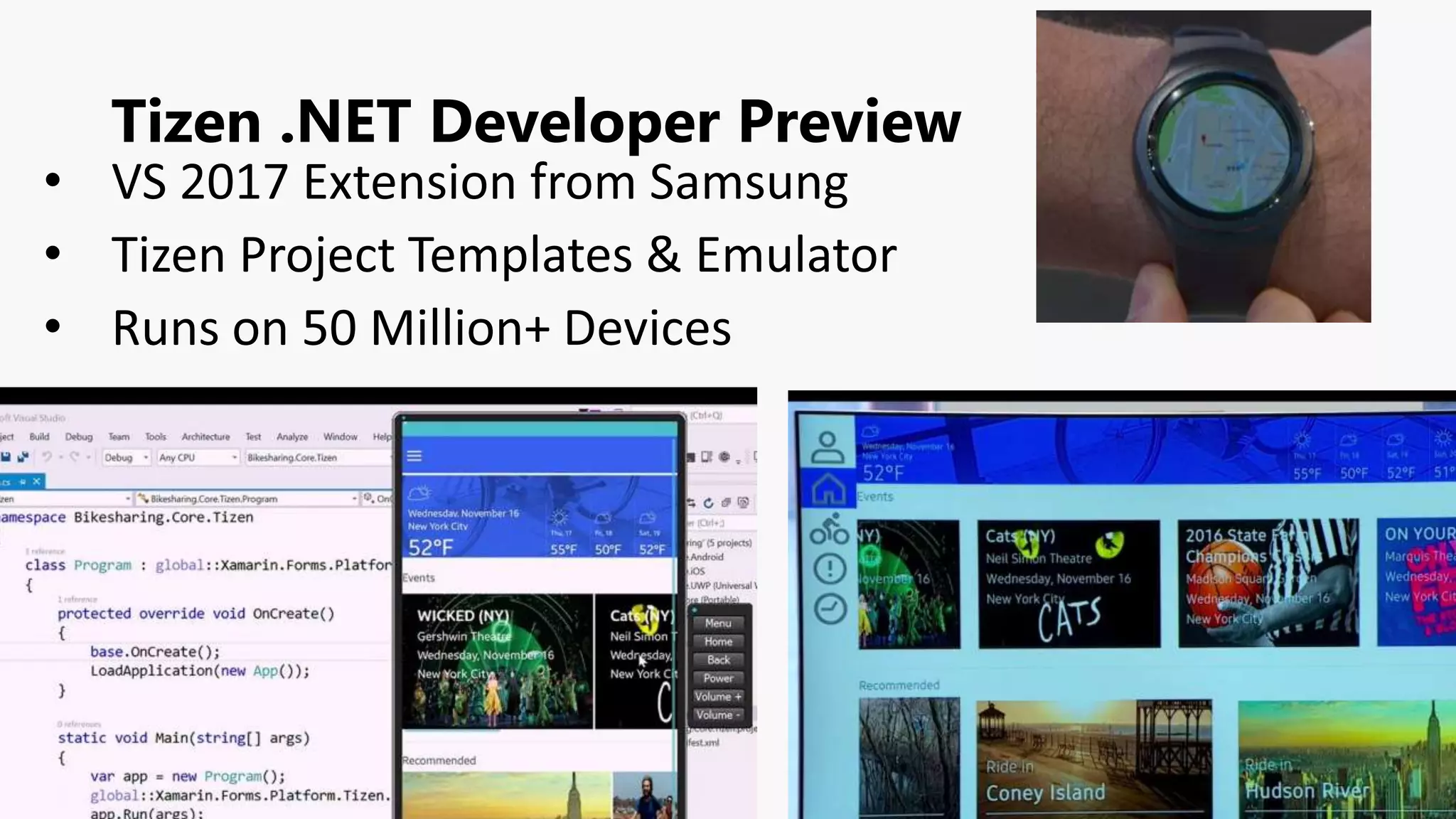 Tizen .NET Developer Preview
 