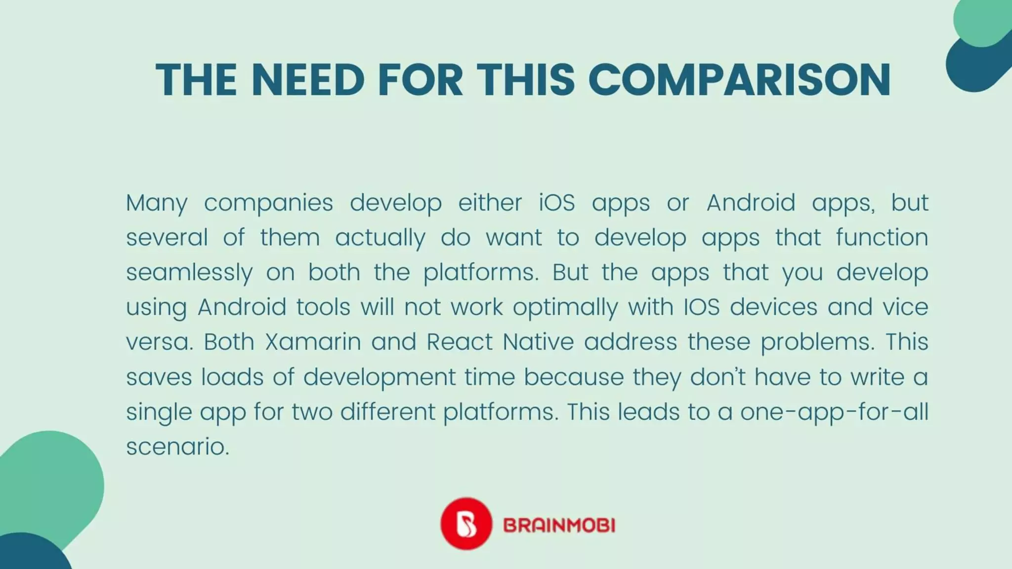 Xamarin vs react native