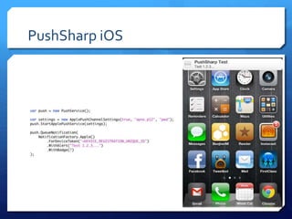 PushSharp iOS
 