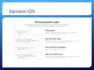 Xamarin iOS
 