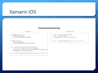 Xamarin iOS
 