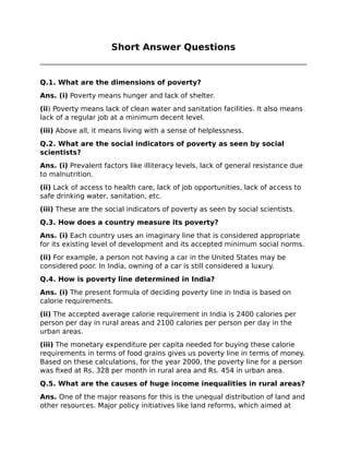 xamidea economics solutions class 9 chapter 3 poverty as a challenge.pdf