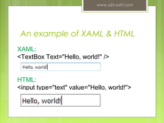 About XAML & HTML+CSS | PPS