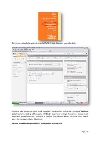 Xampp Untuk Pemula | PDF