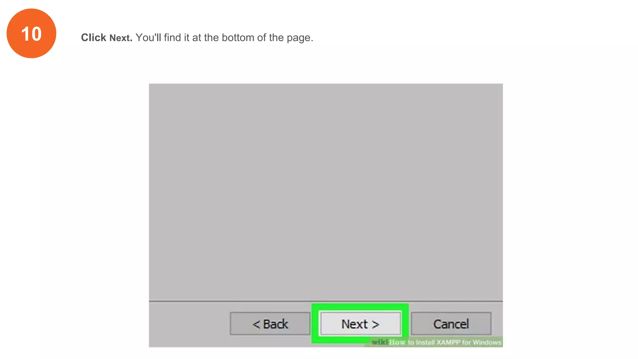 10 Click Next. You'll find it at the bottom of the page.
 