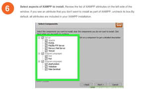 Xampp installation guide | PPTX