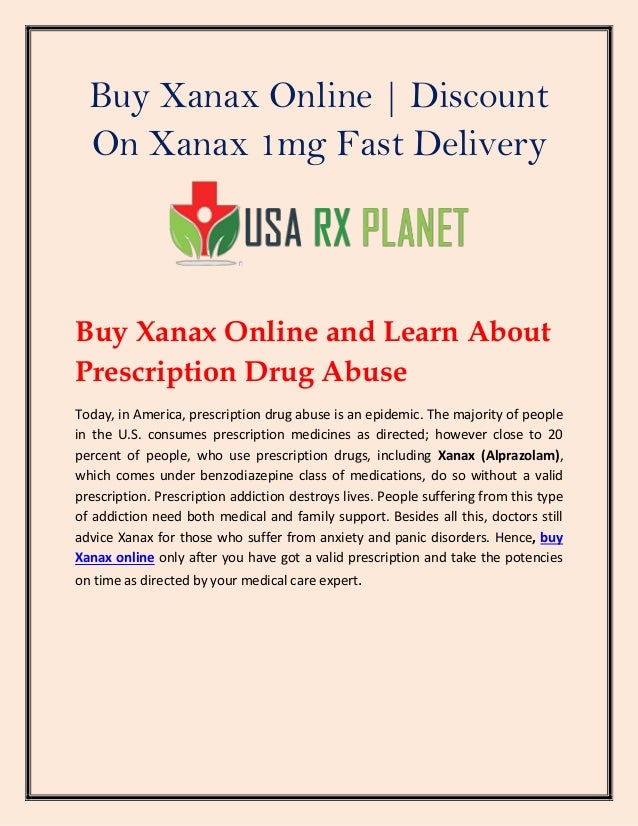Xanax Prescription Online Legal