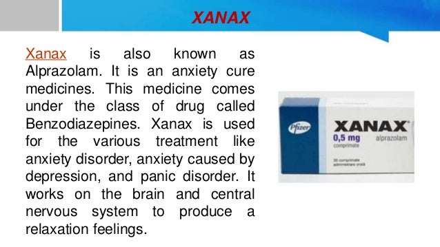 Can xanax help anxiety