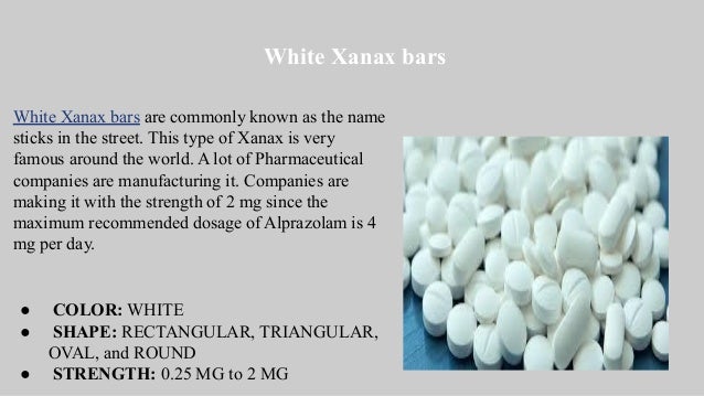 White xanax 2mg