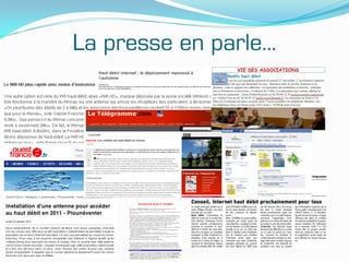 La presse en parle…
 