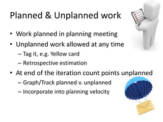 Unplanned Project Time Graph Xanpan - what do you get if you cross XP and Kanban? | PPTX