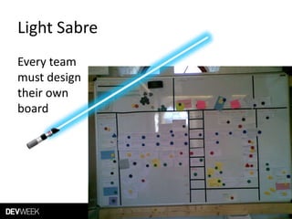 Light Sabre
Every team
must design
their own
board
 
