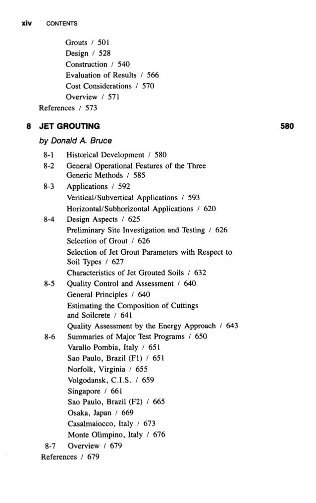 ground control and improvement, Xanthakos , 1994