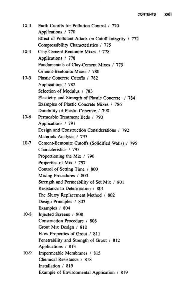 ground control and improvement, Xanthakos , 1994