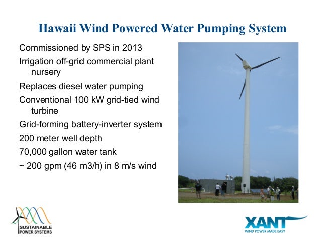 xant sps windwell wind powered water pumping for africa and the midd