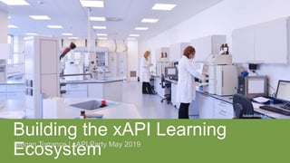 Building the xAPI Learning
EcosystemMegan Torrance | xAPI Party May 2019
AdobeStock_47575701
 