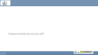 Quelques exemples de suivi avec xAPI
 