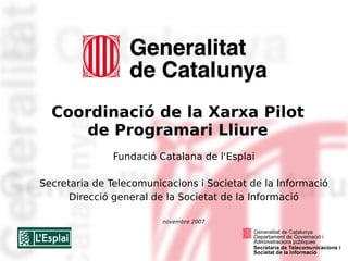 Xarxa Telecentres Programari lliure