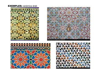 EXEMPLES:  ceràmica àrab 