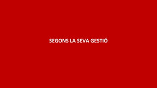 SEGONS LA SEVA GESTIÓ
 