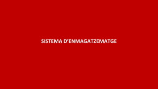 SISTEMA D’ENMAGATZEMATGE
 