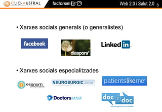 3Xarxes socials generals (o generalistes)