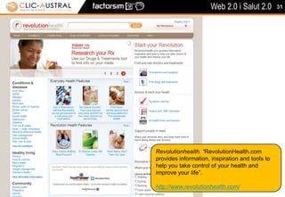 28Fòrumclínic. Programa interactiu per a pacients. Apartat “Fòrums”.http://www.forumclinic.org/