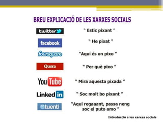 Introducció a les xarxes socials
 