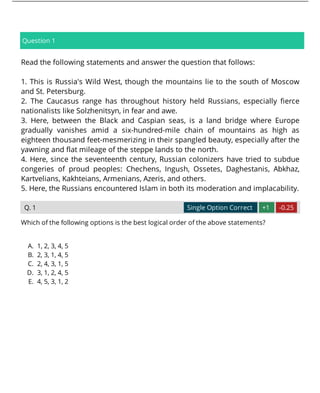 XAT 2017 Previous Year Question Paper | PDF