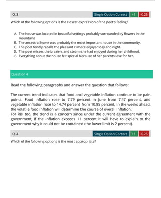 XAT 2017 Previous Year Question Paper | PDF