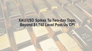 XAU/USD Spikes To Two-day Tops,
Beyond $1,740 Level Post-Us CPI
 