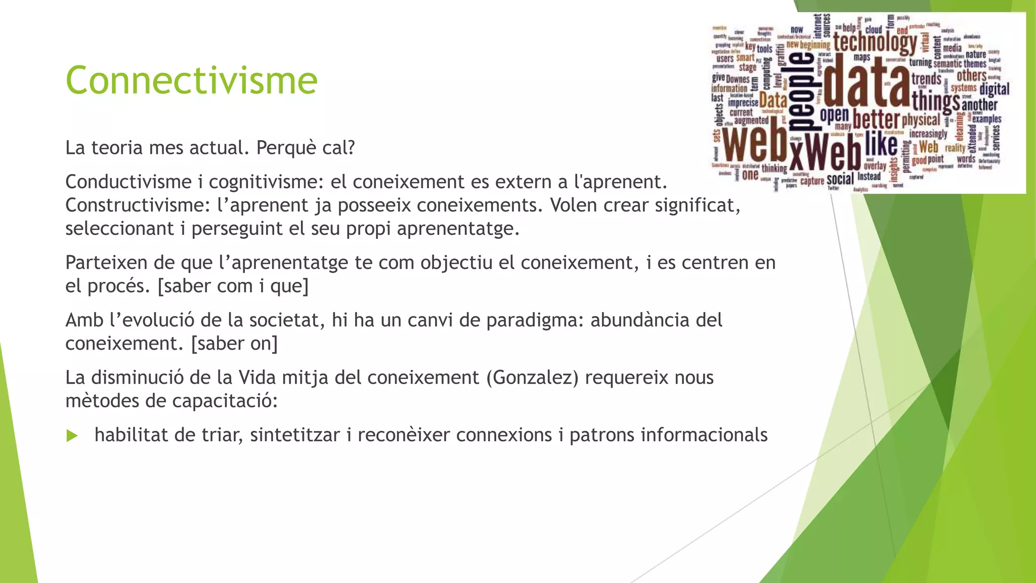 Teories de l’aprenentatge | PPTX