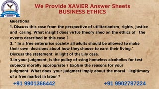 XAVIER - BUSINESS ETHICS - 3 - XAVIER MBA ANSWER SHEETS.pdf