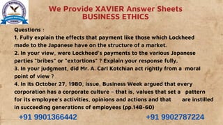 XAVIER - BUSINESS ETHICS - 3 - XAVIER MBA ANSWER SHEETS.pdf