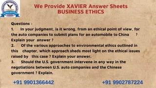 XAVIER - BUSINESS ETHICS - 3 - XAVIER MBA ANSWER SHEETS.pdf