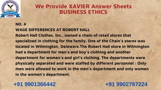 XAVIER - BUSINESS ETHICS - 3 - XAVIER MBA ANSWER SHEETS.pdf