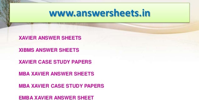 Xavier conglomerate essay 04 image