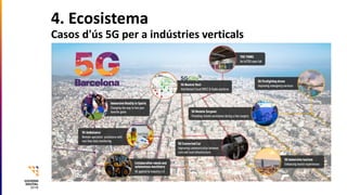4. Ecosistema
Casos d'ús 5G per a indústries verticals
 