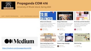 https://medium.com/propagandacom416
 