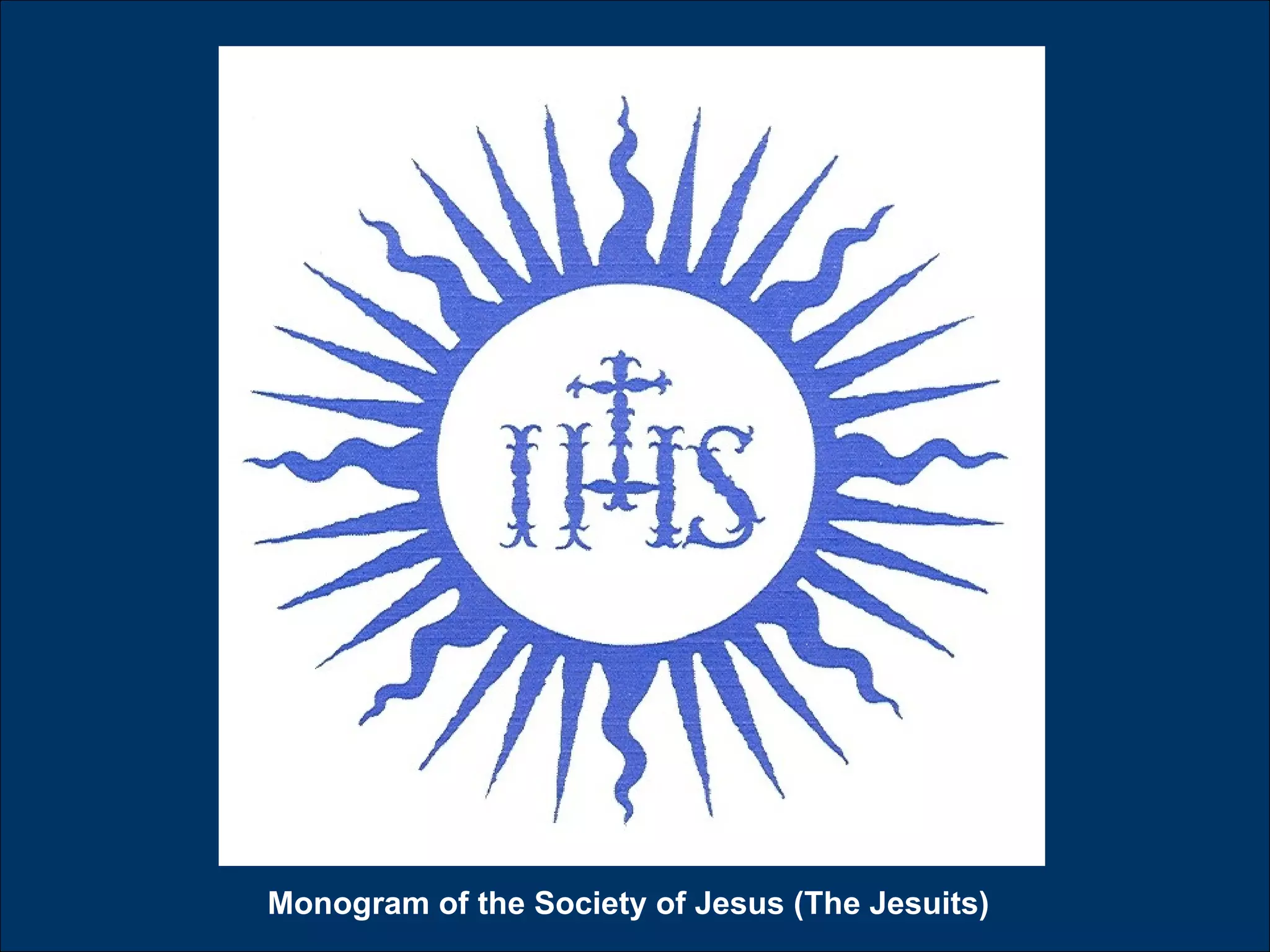Monogram of the Society of Jesus (The Jesuits) 