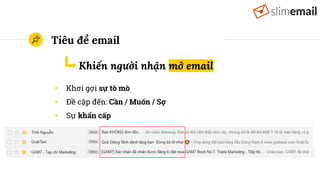 Drip Email Marketing là gì ?
◉ Gửi email “nhỏ giọt” theo một kịch bản thời gian ấn định trước
◉ Nội dung được soạn sẵn, ch...