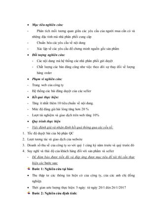 Đề xuất giải quyết sử dụng triển khai chức năng chất lượng QFD