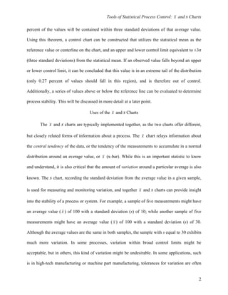 X Bar And S Charts Mini Tutorial
