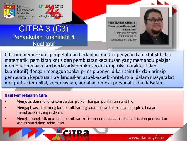 Taklimat Pelaksanaan Citra Ukm 20162017