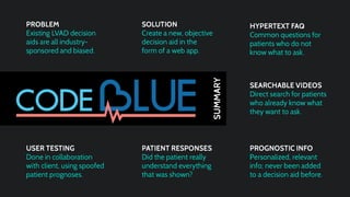 Code Blue Halves Presentation