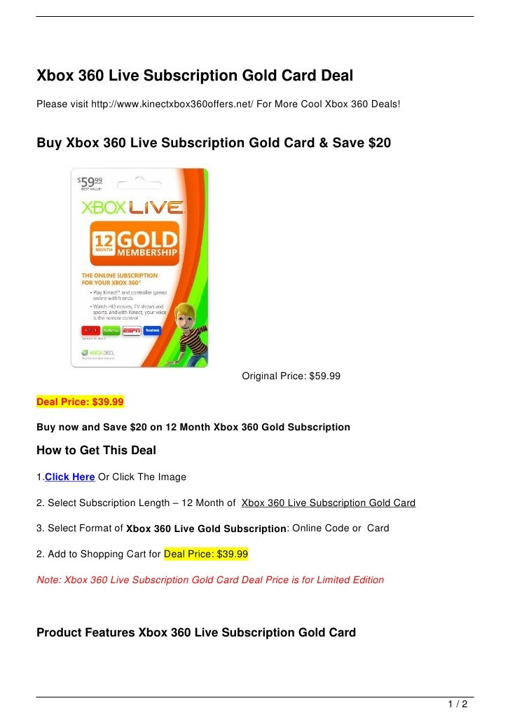 xbox online deals
