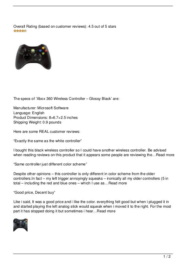 xbox 360 wireless controller price