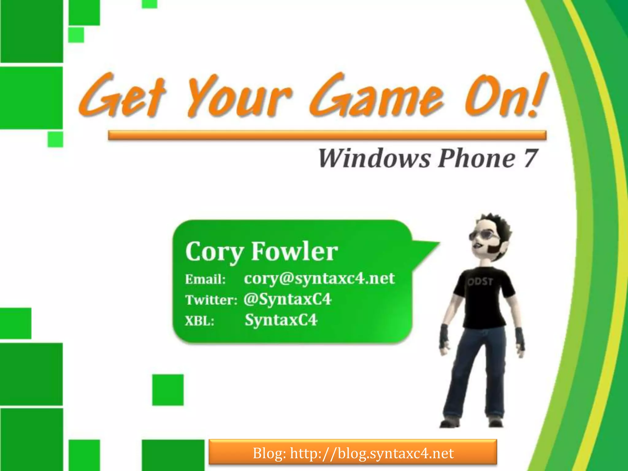 Blog: http://blog.syntaxc4.net