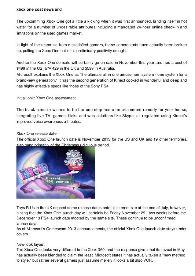 new xbox info